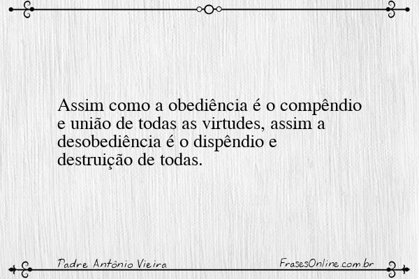 Frase de Padre Antônio Vieira