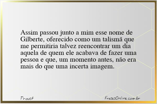 Frase de Proust