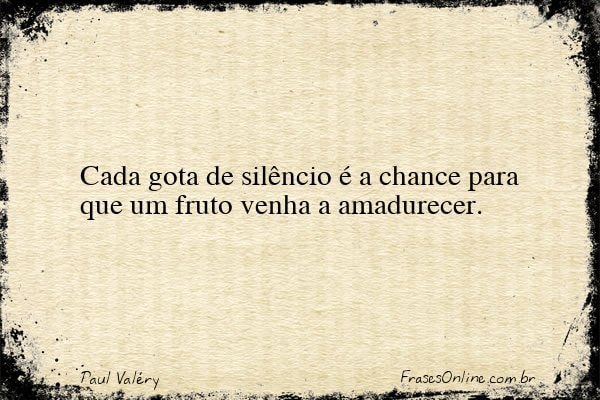 Frase de Paul Valéry