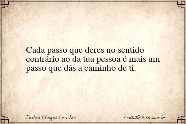 Frase de Pedro Chagas Freitas