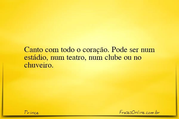 Frase de Prince