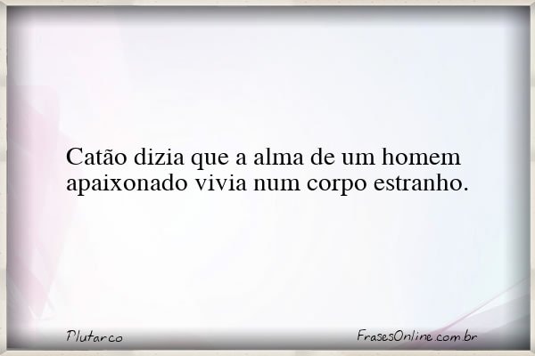 Frase de Plutarco