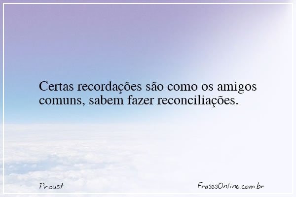 Frase de Proust