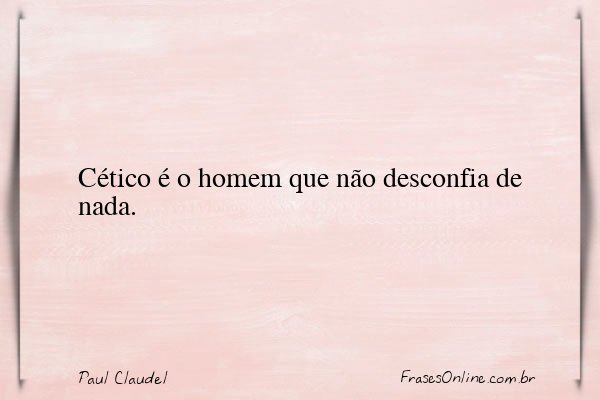 Frase de Paul Claudel