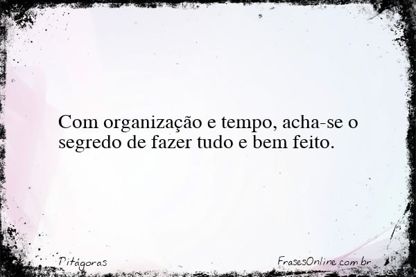 Frase de Pitágoras