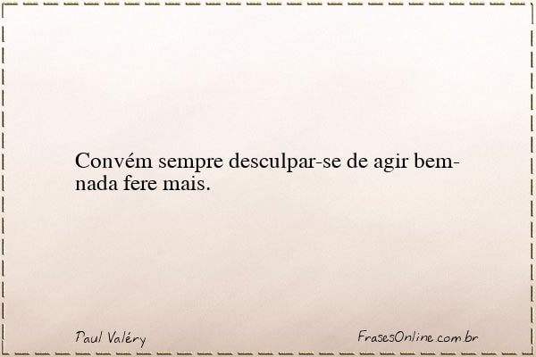 Frase de Paul Valéry