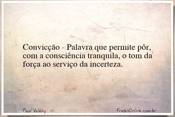 Frase de Paul Valéry