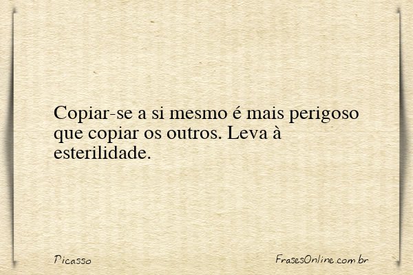 Frase de Picasso