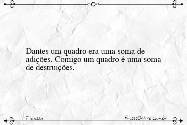Frase de Picasso