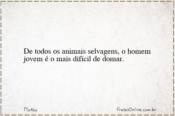Frase de Platão