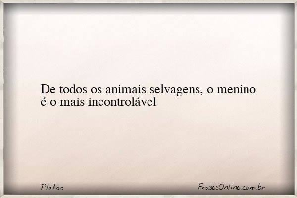 Frase de Platão