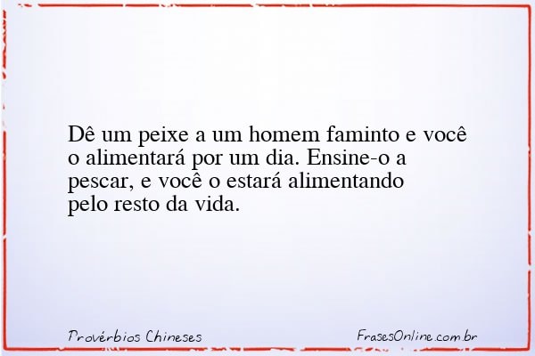 Frase de Provérbios Chineses