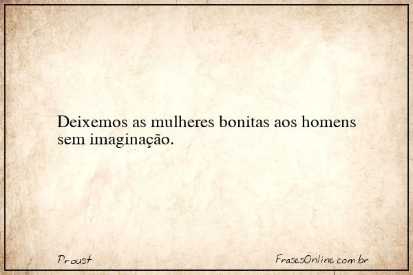 Frase de Proust