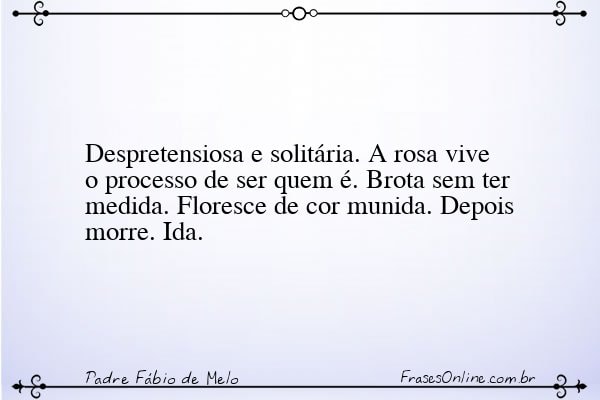 Frase de Padre Fábio de Melo