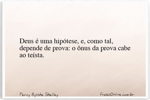 Frase de Percy Bysshe Shelley