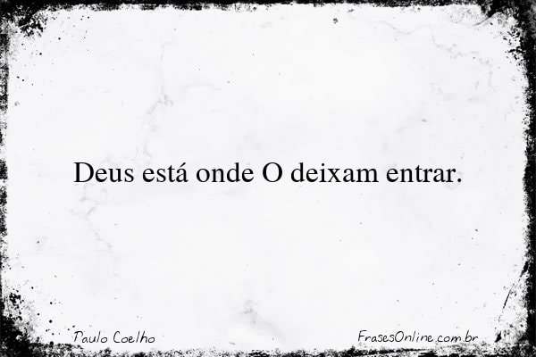 Frase de Paulo Coelho