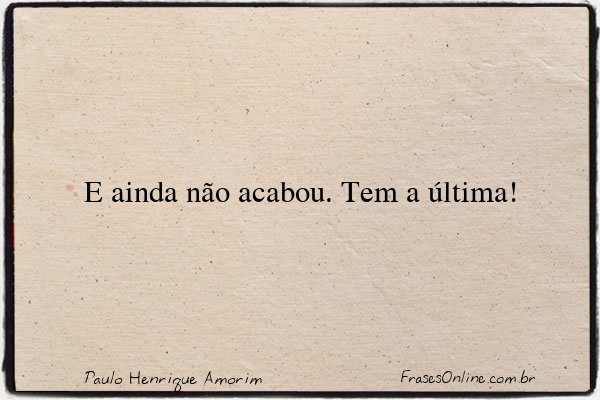 Frase de Paulo Henrique Amorim