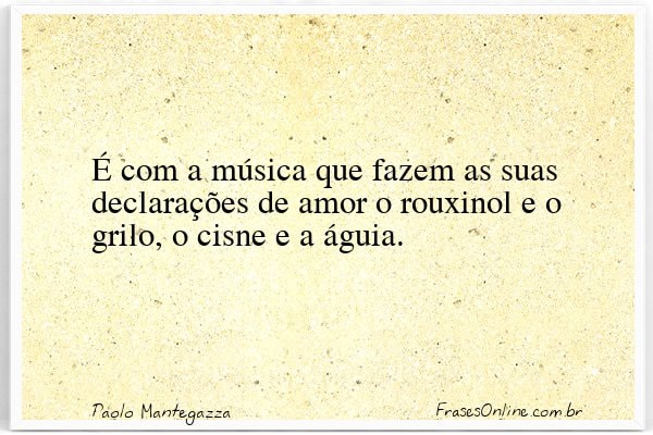 Frase de Paolo Mantegazza
