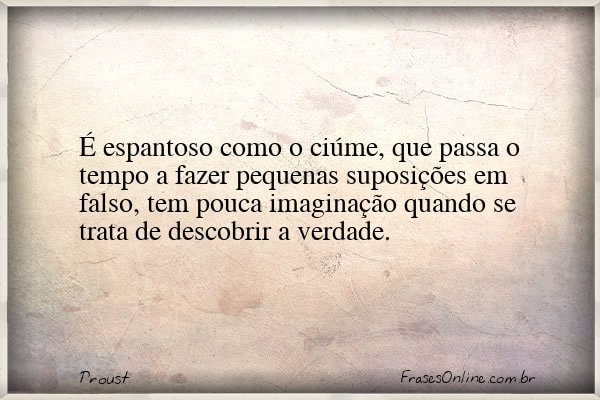 Frase de Proust