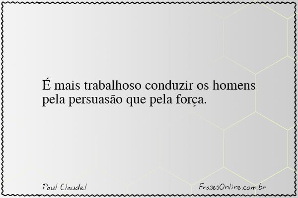 Frase de Paul Claudel