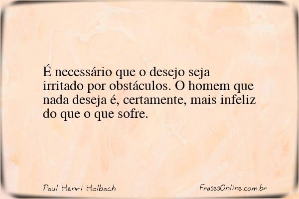 Frase de Paul Henri Holbach