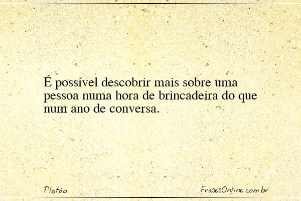 Frase de Platão