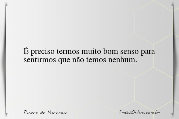 Frase de Pierre de Marivaux