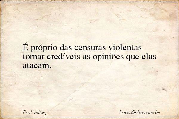 Frase de Paul Valéry
