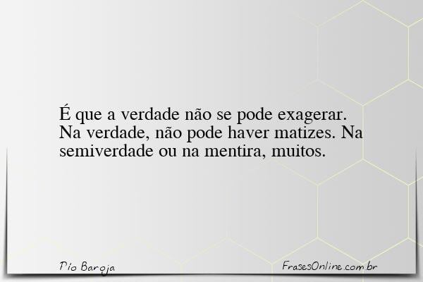 Frase de Pío Baroja
