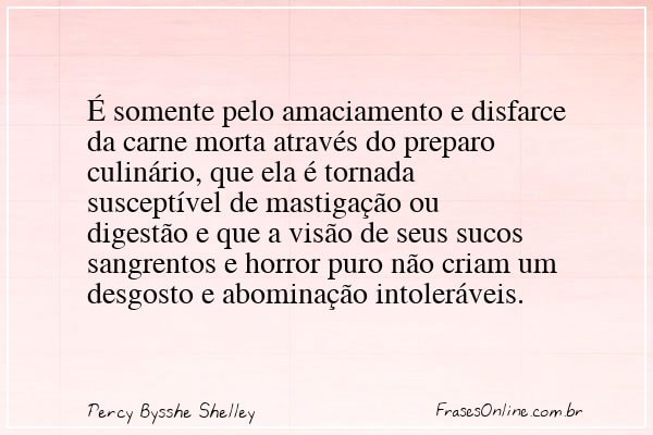 Frase de Percy Bysshe Shelley