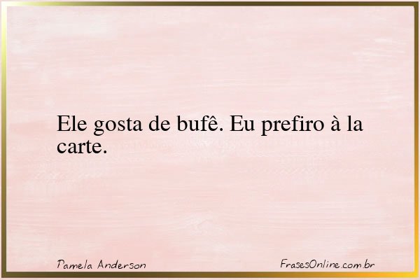 Frase de Pamela Anderson
