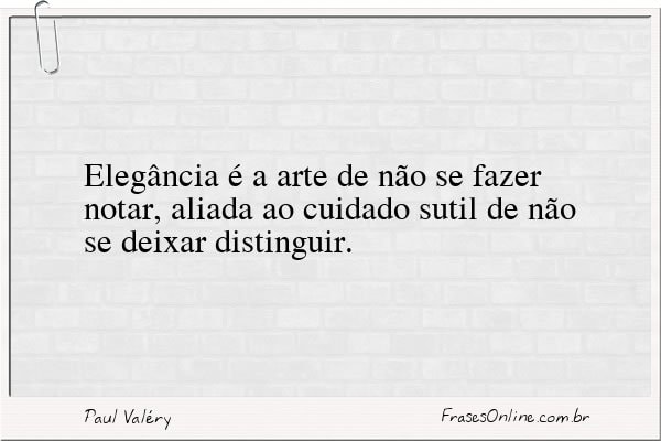 Frase de Paul Valéry