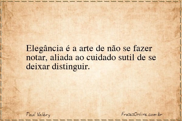 Frase de Paul Valéry