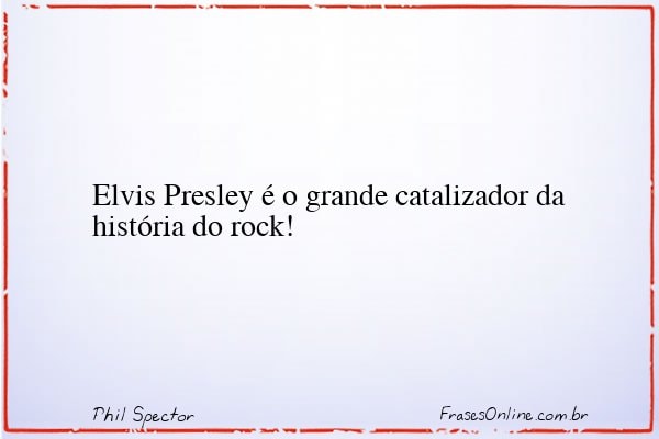 Frase de Phil Spector