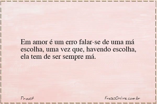Frase de Proust
