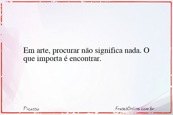 Frase de Picasso