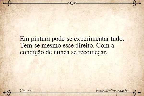 Frase de Picasso