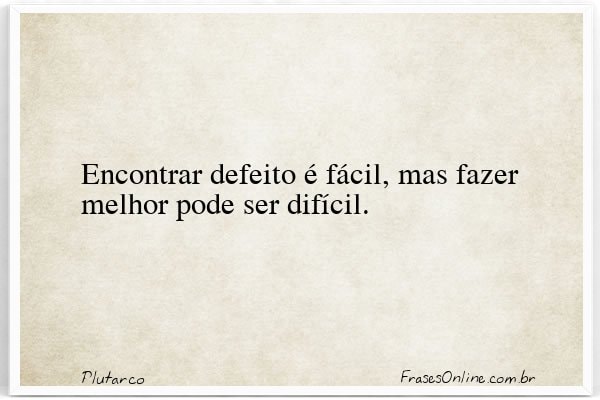 Frase de Plutarco