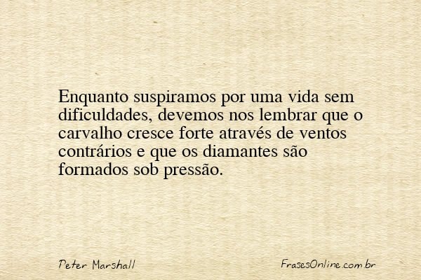 Frase de Peter Marshall