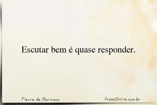Frase de Pierre de Marivaux