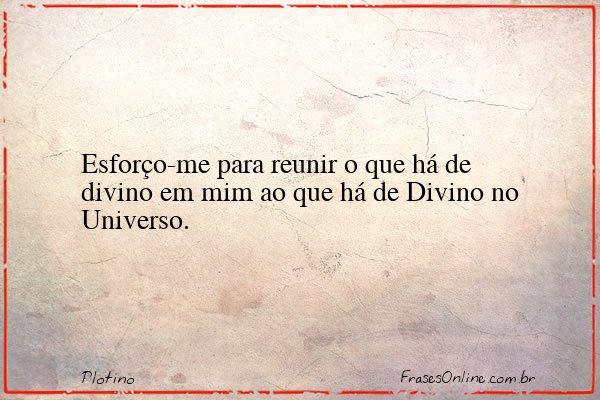 Frase de Plotino