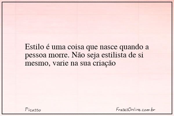 Frase de Picasso