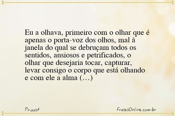 Frase de Proust