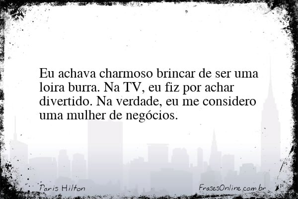 Frase de Paris Hilton