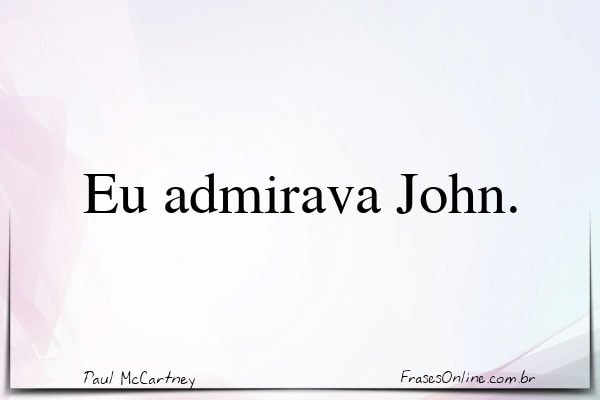 Frase de Paul McCartney