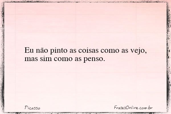 Frase de Picasso