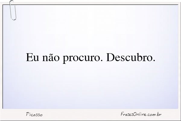 Frase de Picasso