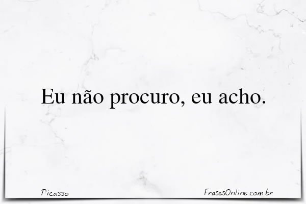 Frase de Picasso