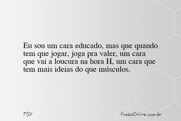 Frase de PSY