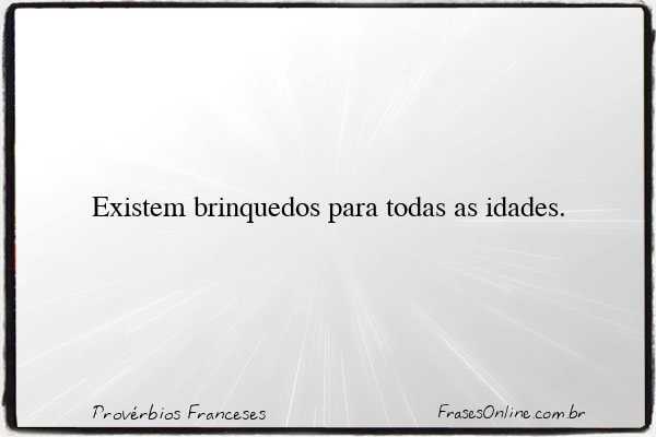 Frase de Provérbios Franceses